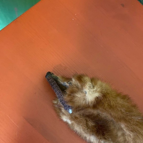 Vintage 5 mink pelt scarf stole - Picture 3 of 8